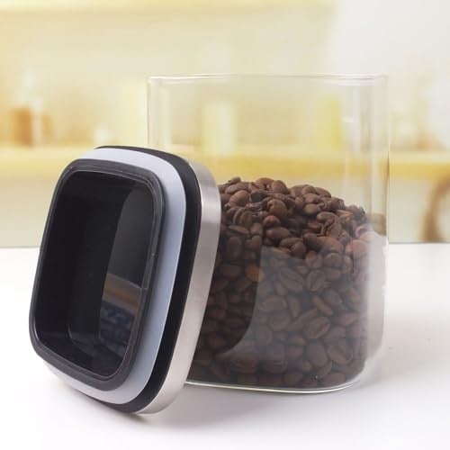 Deconox 700ml Sızdırmaz Vakumlu Metal Kapaklı Borosilikat Cam Kavanoz – Hava Geçirmez & Dayanıklı Gıda Saklama Kabı (10cm x 13cm)