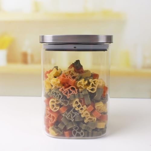 Deconox 700ml Sızdırmaz Vakumlu Metal Kapaklı Borosilikat Cam Kavanoz – Hava Geçirmez & Dayanıklı Gıda Saklama Kabı (10cm x 13cm)