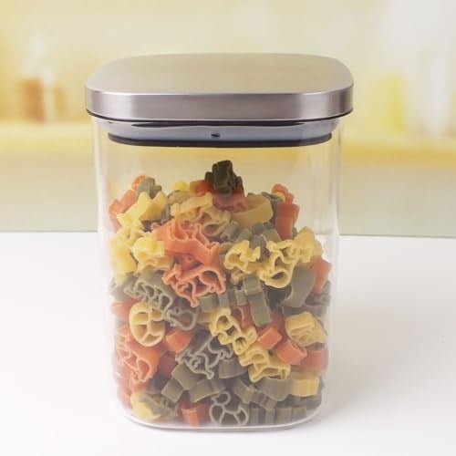 Deconox 700ml Sızdırmaz Vakumlu Metal Kapaklı Borosilikat Cam Kavanoz – Hava Geçirmez & Dayanıklı Gıda Saklama Kabı (10cm x 13cm)