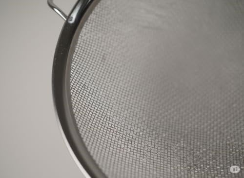 Deconox Paslanmaz Çelik Saplı Mutfak Süzgeci - Un Eleği, Pirinç Yıkama ve Makarna Süzme Kevgiri - 3 Farklı Boy Seçeneği (14 cm - 17 cm - 22 cm) (22cm) - Bedenler: 14cm, 17cm, 22cm