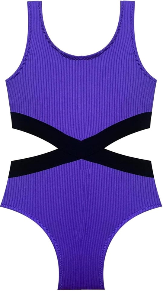 DEEP BEACH Kız çocuk mayokini DB200568CM MOR 9-10 Yaş