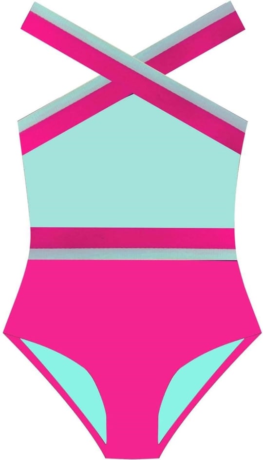 DEEP BEACH MINT-FUŞYA KIZ ÇOCUK MAYO DB200703CM MINT 11-12 Yaş