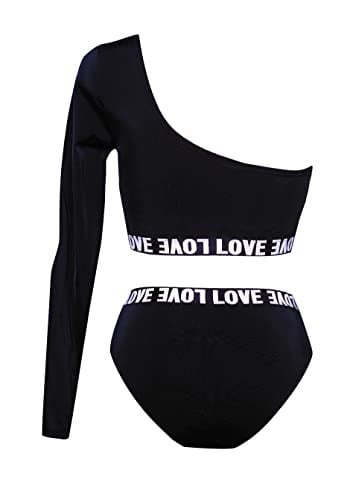 DEEP BEACH TEK KOLLU BIKINI TAKIM DB200512BT SİYAH 40