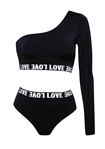 DEEP BEACH TEK KOLLU BIKINI TAKIM DB200512BT SİYAH 40