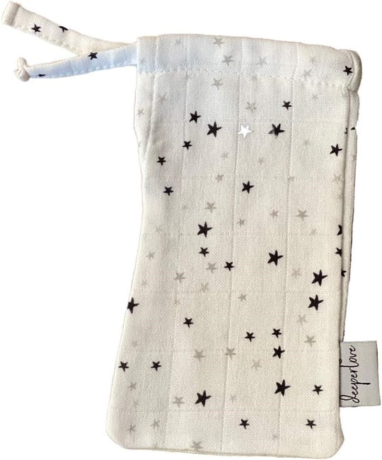 Deeperlove Little Stars Muslin Biberon Kesesi