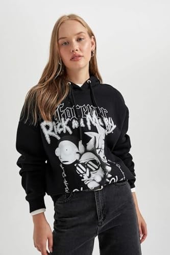 DeFacto B3005AX Kapüşonlu Sweatshirt Kadın