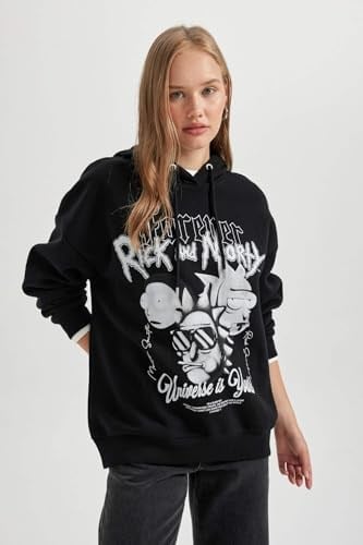 DeFacto B3005AX Kapüşonlu Sweatshirt Kadın