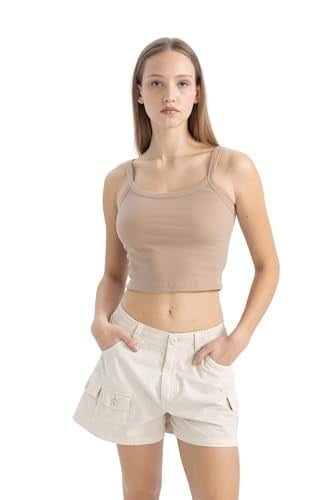 DeFacto Coool Fitted Vücuda Oturan Fitilli Kaşkorse Basic Düz Atlet