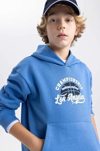 DeFacto Erkek Çocuk Regular Fit Kapüşonlu Sweatshirt