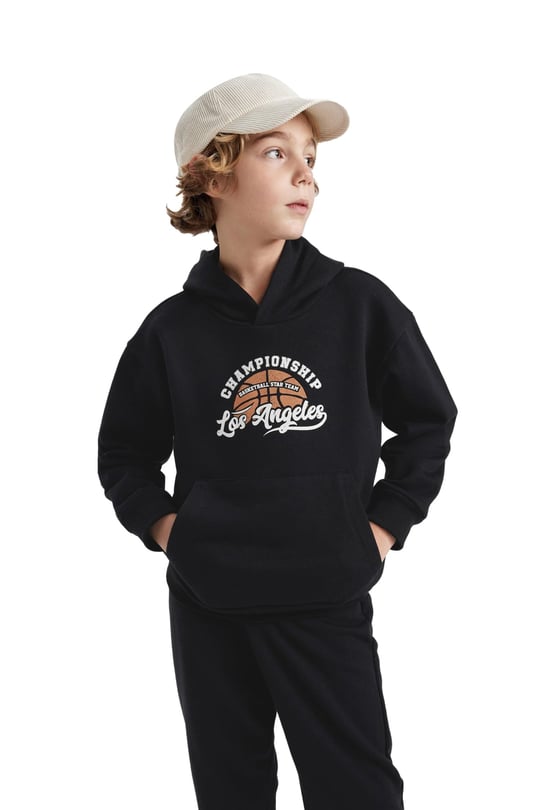 DeFacto Erkek Çocuk Regular Fit Kapüşonlu Sweatshirt