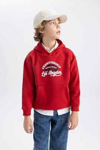 DeFacto Erkek Çocuk Regular Fit Kapüşonlu Sweatshirt