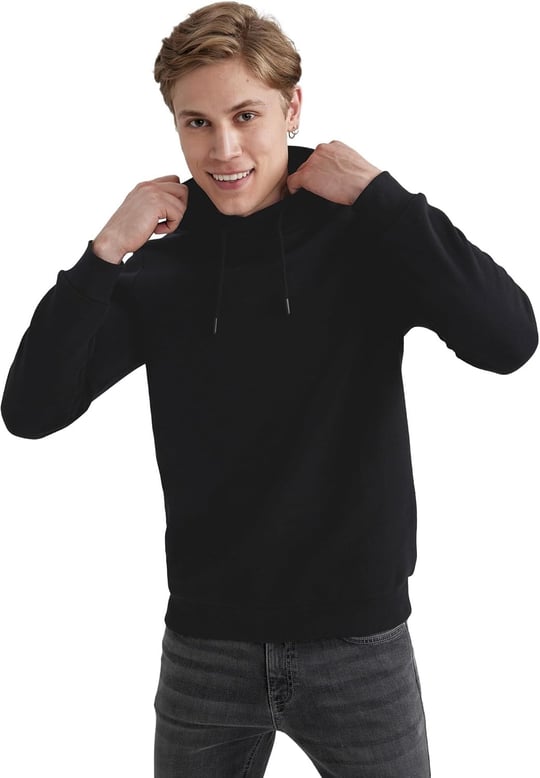 DeFacto Erkek Regular Fit Şal Yaka Sweatshirt