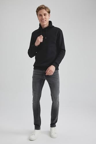 DeFacto Erkek Regular Fit Şal Yaka Sweatshirt