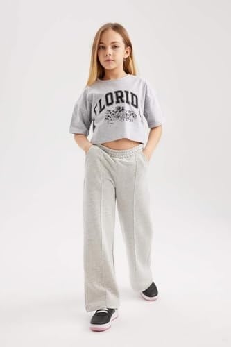 DeFacto Kız Çocuk Wide Leg Pantolon