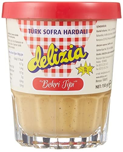 Delizia Hardal Bekri Tipi, Türk Sofra Hardalı, 150 Gr