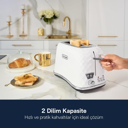 Delonghi Brillante, Ctj2103.w Ekmek Kızartma Makinesi