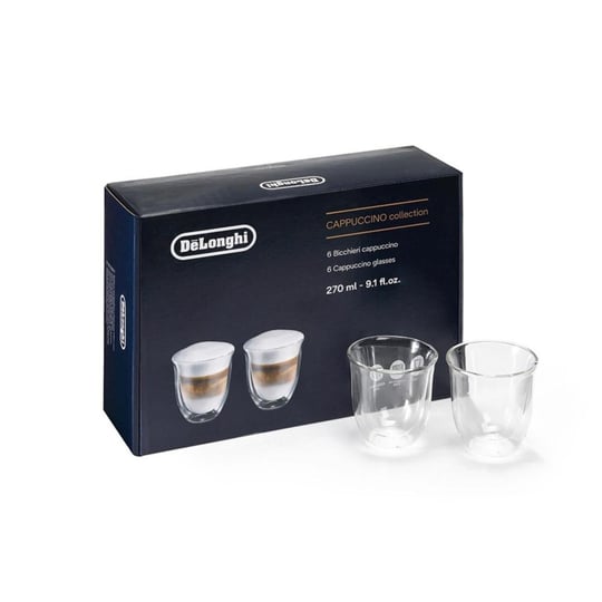 Delonghi Dlsc301 6li Çift Cidarlı Cappuccino Bardak
