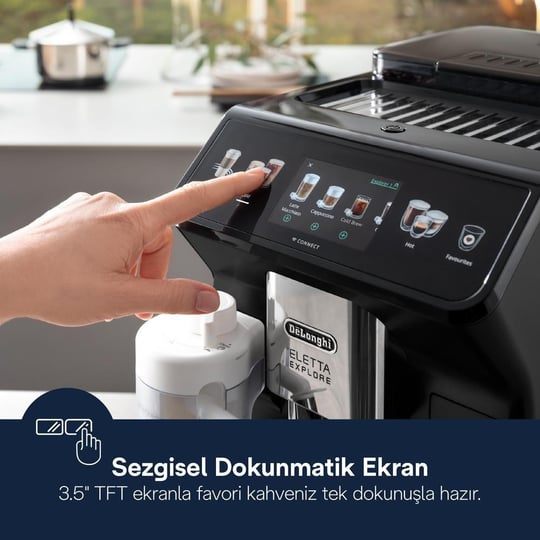 Delonghi Eletta Explore Ecam450.65.g Tam Otomati̇k Kahve Maki̇nesi̇