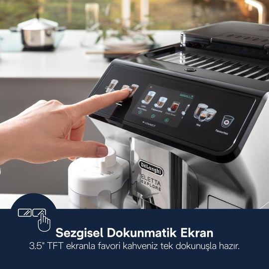 Delonghi Eletta Explore, Ecam450.86.t Tam Otomatik Espresso Kahve Makinesi