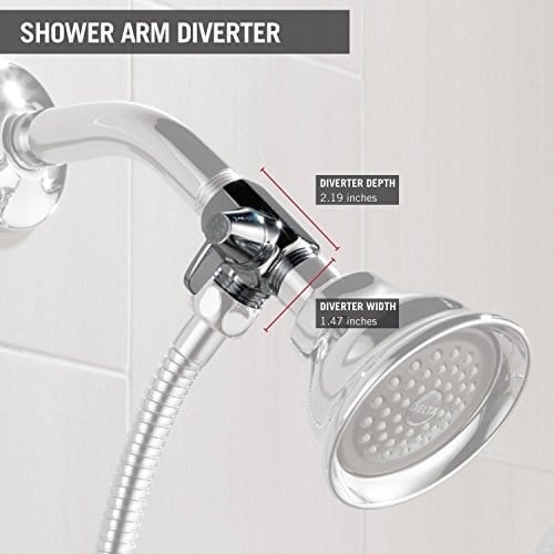 Delta Faucet El Duşu için Duş Kolu Yönlendirici, Krom