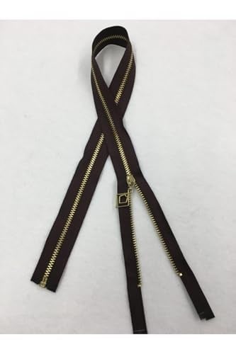 Demir Diş Mont Hırka Yelek Fermuarı 70 Cm Kahve, mk70