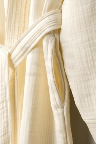 DENİZLİ CONCEPT Unisex Kimono 4 Kat Müslin Bornoz