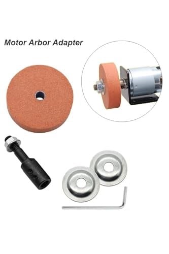 Depolife 8mm motor mili için bileme taşı ve kaplin motoru bileme makinesine dönüştürme seti bıçak satır