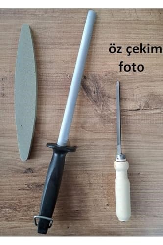 Depolife masat eğe bileme taşı 3lü set bıçak satır nacak balta bileme seti
