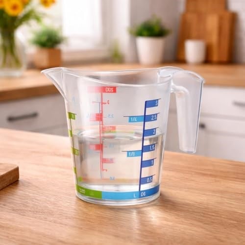 Dereceli Ölçü Kabı Aralıklı Göstergeli Ölçü Kapları (1000 ml)