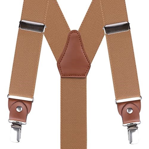 Deri Bağlantılı Erkek Pantolon Askısı