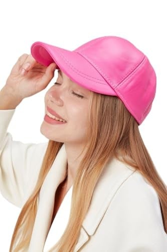 Derikem%100 Deri Kışlık Unisex Beyzbol Şapka