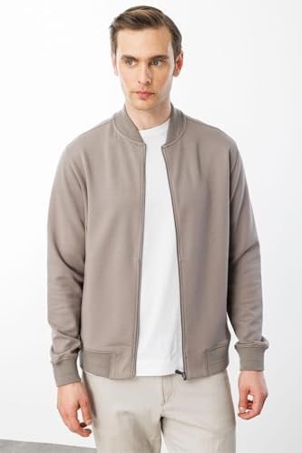 Desen Triko Cepleri Fermuarlı Eşofman Üstü, TYC192ACA43B0323351AE4300 - Bedenler: S, L, XXL