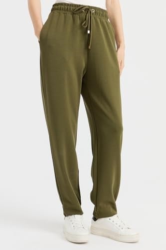 DESEN TRİKO Kadın Cepli Eşofman Pantolon Haki Beden;XL,Renk;Haki dsnNM9283