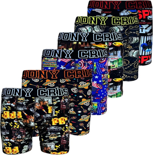 Desenli Boxer Erkek 6lı Erkek külot Don İç Giyim