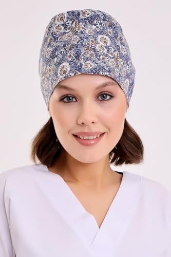 Desenli Doktor Hemşire Aşçı Cerrahi Hastane Bonesi Bandana M480 Tek Beden