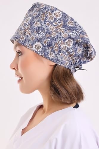 Desenli Doktor Hemşire Aşçı Cerrahi Hastane Bonesi Bandana M480 Tek Beden