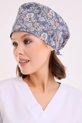 Desenli Doktor Hemşire Aşçı Cerrahi Hastane Bonesi Bandana M480 Tek Beden