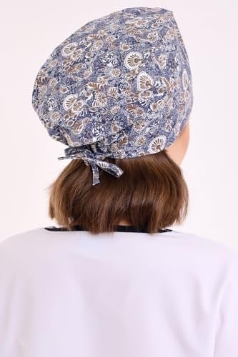 Desenli Doktor Hemşire Aşçı Cerrahi Hastane Bonesi Bandana M480 Tek Beden