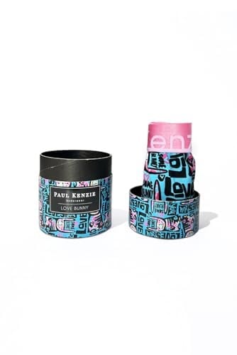 Desenli Kadın Boyshort Külot – Unique Effect – Love Bunny
