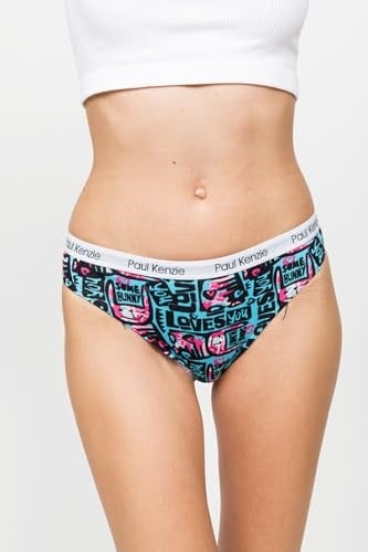 Desenli Kadın Slip Külot – Unique Effect – Love Bunny