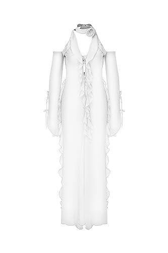 Desert Rose Collection White Tulle Pareo