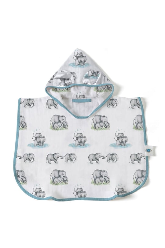 DEUX LAPINS% 100 Pamuk Müslin Bebek Panço - Les Êlêphants BBKPNC-LEL-00004Y