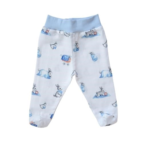 DEUX LAPINS% 100 Pamuk Müslin Patikli Alt 3’lü Set – Bébé Lapin YNDGNALT-1019
