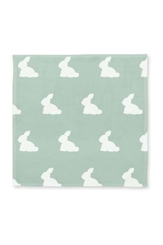 DEUX LAPINS%100 Pamuk Müslin Bebek Omuz Bezi 5li - Mono Lapin Matcha Green OMZBEZ-05L-000MHG