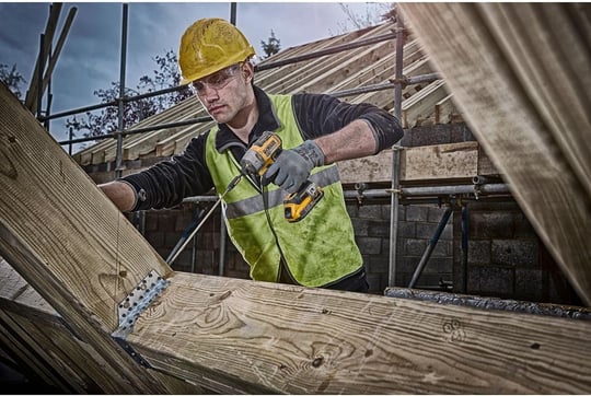 Dewalt DCF887NT Akülü Darbeli Tornavida (18 volt, 205 NM Tork, 1/4 inç Altıgen Soket, Fırçasız, LED Diyot, Aksesuarlar ve TSTAK kutusu dahil, pil ve şarj cihazı olmadan) Siyah/Sarı