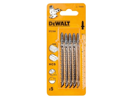 Dewalt DT2164 DEKUPAJ TESTERE, METALIK, 5 ADET - Seçenekler: HCS Wood Jigsaw Blades Pack of 5 T101B...