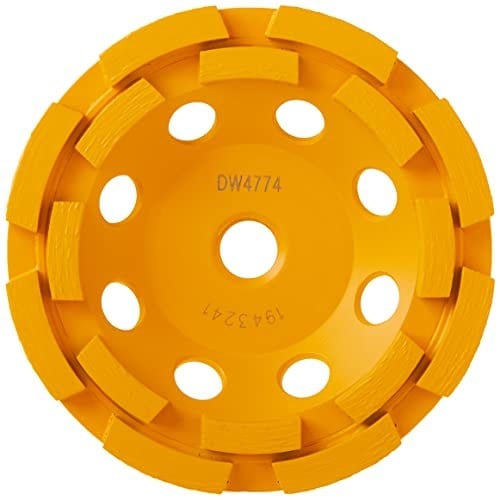 DEWALT DW4774 Taşlama Tekerleği, Çift Sıralı Elmas Bardak, 11.4 cm