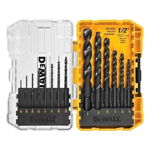 DEWALT Matkap Ucu Seti, Siyah ve Altın, 14 Parça (DWA1184)