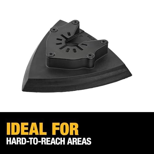DEWALT Salınımlı alet için zımpara pedi (DWA4200), siyah