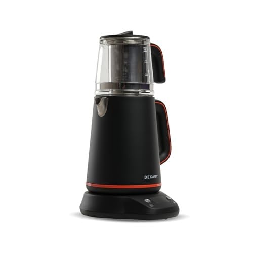 Dexart DX-1321-BL PerfectTea Dijital Çay Makinesi, Siyah